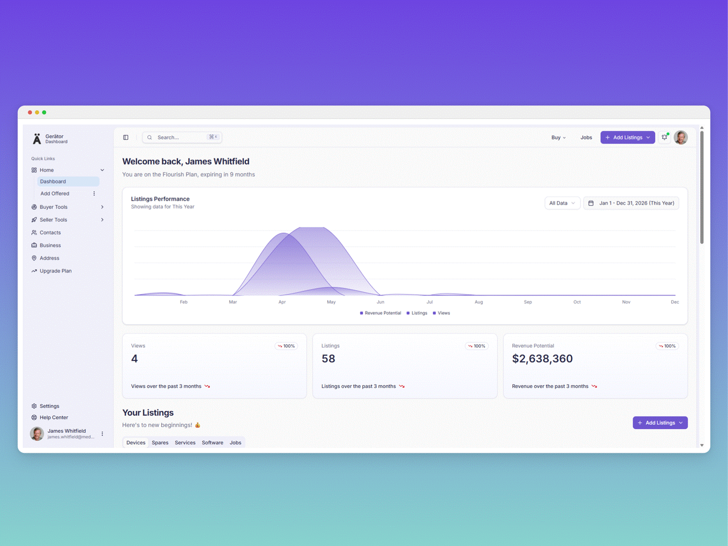 AI-Powered Listing Assistant